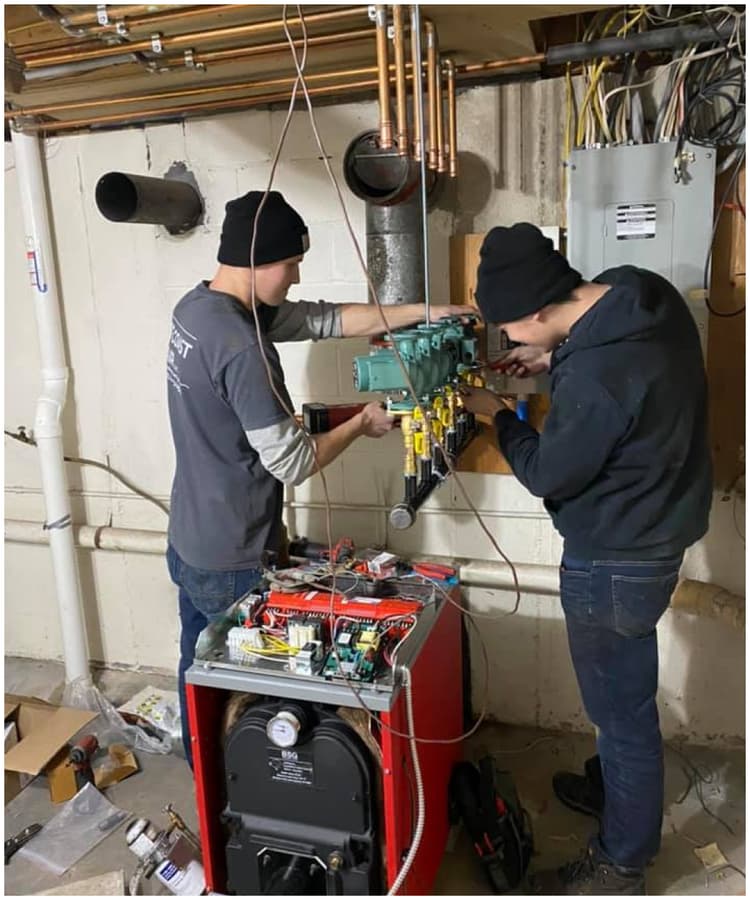 East Coast Air performing HVAC services in Hampstead NH